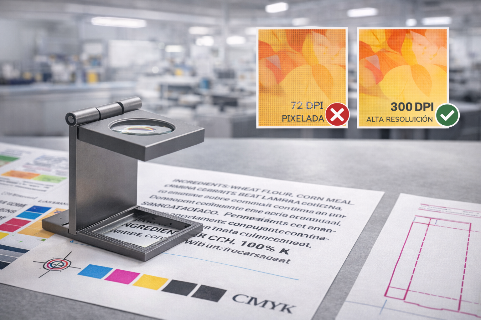 Operación logística en almacén industrial con montacargas transportando pallets de cajas de cartón corrugado organizadas en estanterías de almacenamiento. Exportando a EE.UU