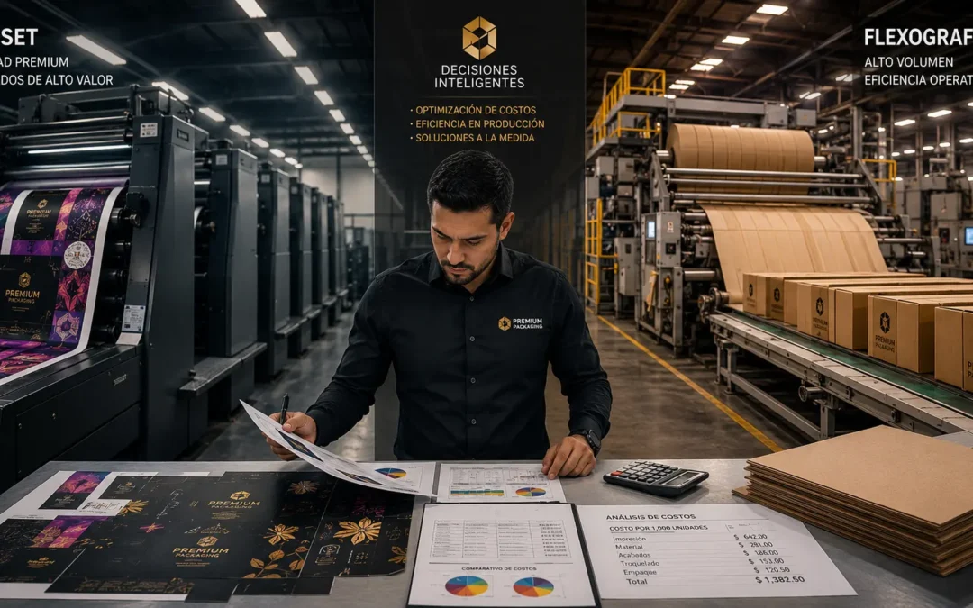 Offset vs Flexografía: Guía B2B para Imprimir Empaques