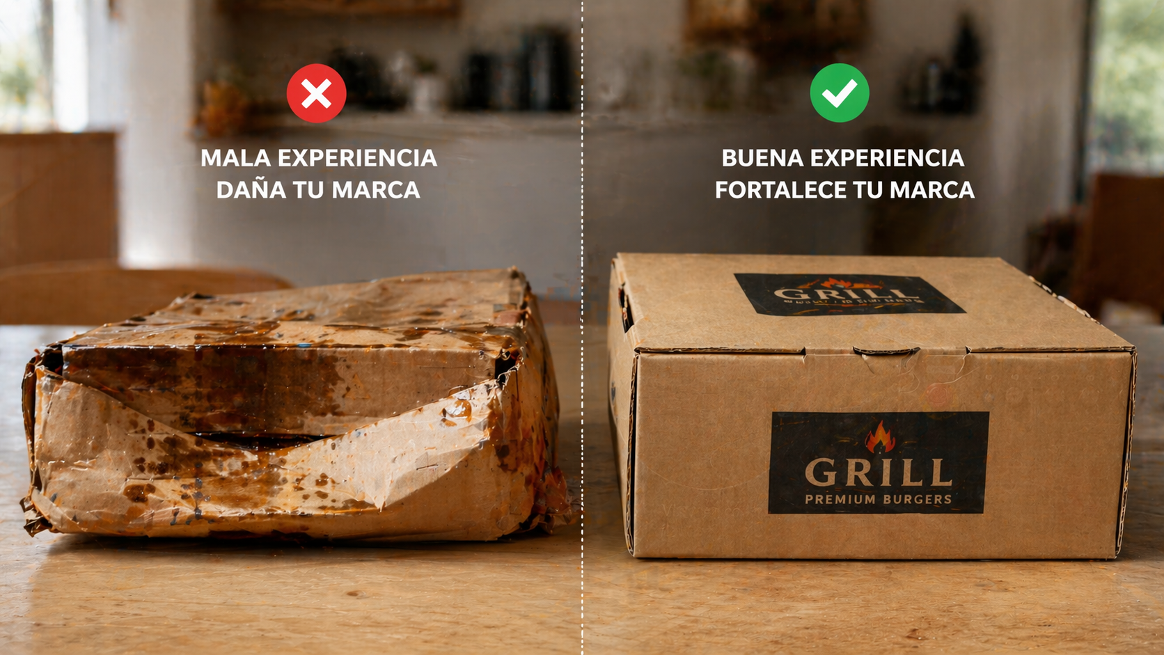 Empaques para Delivery y Franquicias | Cartón Antigrasa RD