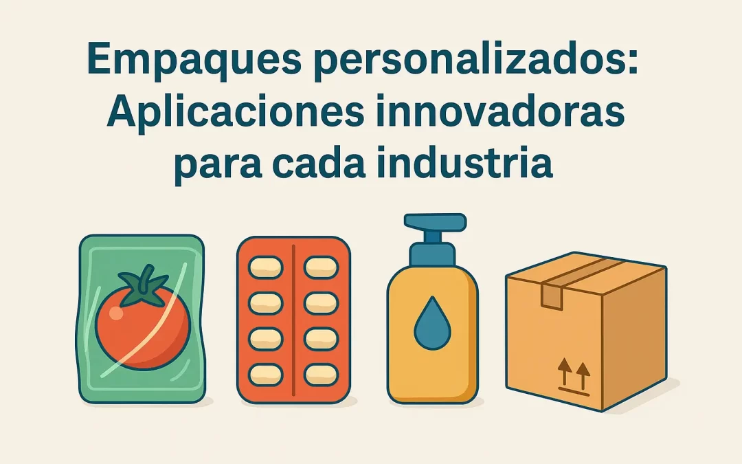Empaques personalizados: Aplicaciones Innovadoras  para cada industria