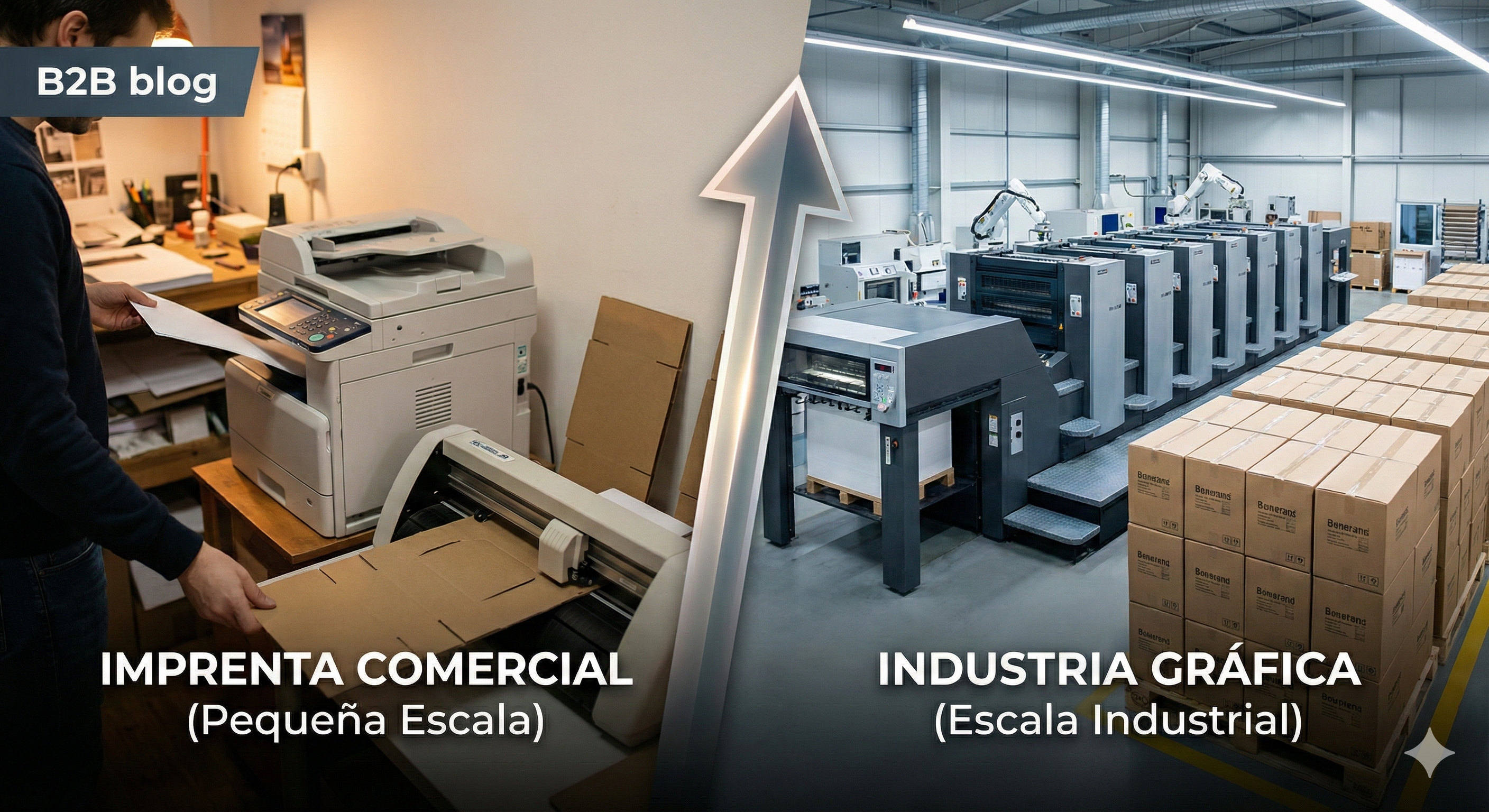 Imprenta Comercial vs. Industrial: ¿Quién debe imprimir tus empaques y por qué?