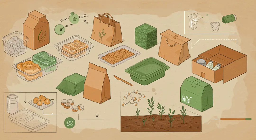 Empaques eco friendly: Innovaciones biodegradables  para un futuro sostenible. 